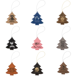 Leatherette Tree Ornament