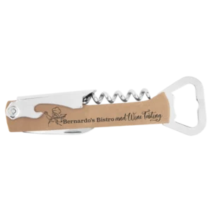 Leatherette Wine Bottle Opener
