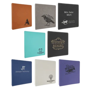 10.5" x 11.5" Leatherette 3 Ring Binder with 1" Slant D Rings