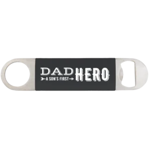 1.5" x 7" Bottle Opener with Silicone Grip