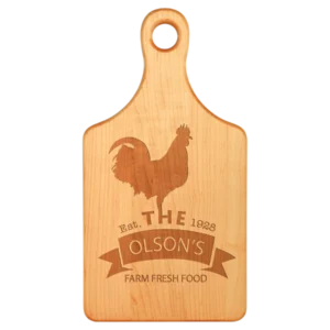 Paddle Shaped Cutting Board