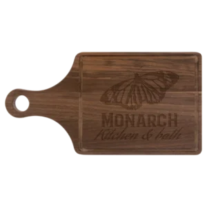 Paddle Shape Cutting Board with Drip Ring