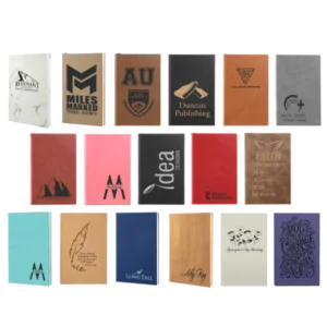 5.25" x 8.25" Leatherette Journal with Lined Notepad