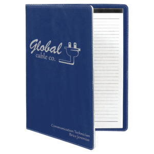 9.5" x 12" Leatherette Portfolio with Notepad