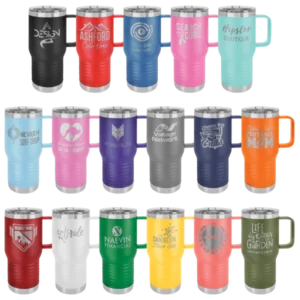 20 oz. Vacuum Insulated Travel Mug with Slider Lid
