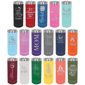 22 oz. Skinny Tumbler with Slider Lid