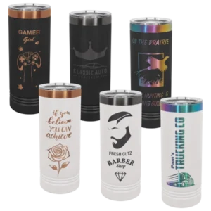 22 oz. Skinny Tumbler with Slider Lid, NEW STYLES