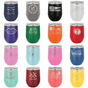 12 oz. Vacuum Insulated Stemless Wine Tumbler with Lid