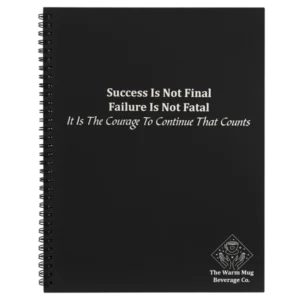 Black Spiral Notebook