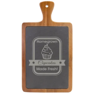 Acacia Wood/Slate Cutting Board